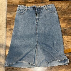 Listicle Denim Blue Women's Skirt